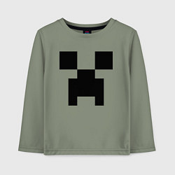 Лонгслив хлопковый детский Minecraft, цвет: авокадо
