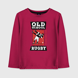 Детский лонгслив Old School Rugby