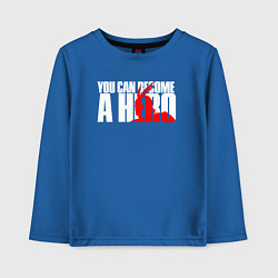 Лонгслив хлопковый детский MY HERO ACADEMIA, цвет: синий