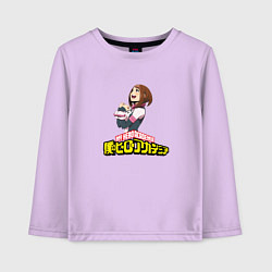 Лонгслив хлопковый детский MY HERO ACADEMIA, цвет: лаванда