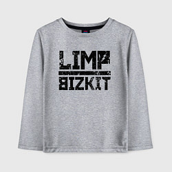 Лонгслив хлопковый детский LIMP BIZKIT, цвет: меланж