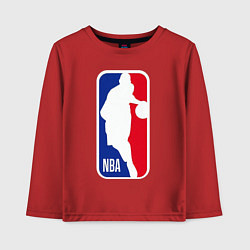 Лонгслив хлопковый детский NBA Kobe Bryant, цвет: красный