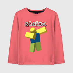 Лонгслив хлопковый детский Roblox Dab, цвет: коралловый