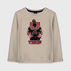 Лонгслив хлопковый детский Tyson, цвет: миндальный