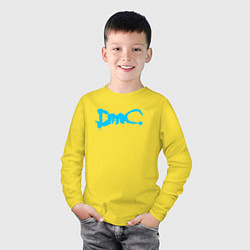 Лонгслив хлопковый детский DEVIL MAY CRY DMC, цвет: желтый — фото 2