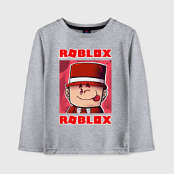 Лонгслив хлопковый детский ROBLOX, цвет: меланж