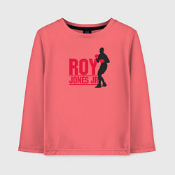 Лонгслив хлопковый детский Roy Jones Jr, цвет: коралловый