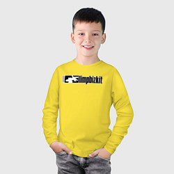 Лонгслив хлопковый детский LIMP BIZKIT, цвет: желтый — фото 2