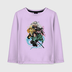 Детский лонгслив KIMETSU NO YAIBA