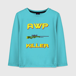 Детский лонгслив AWP killer 2