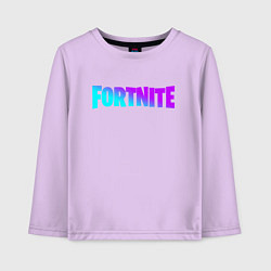 Лонгслив хлопковый детский FORTNITE 2, цвет: лаванда