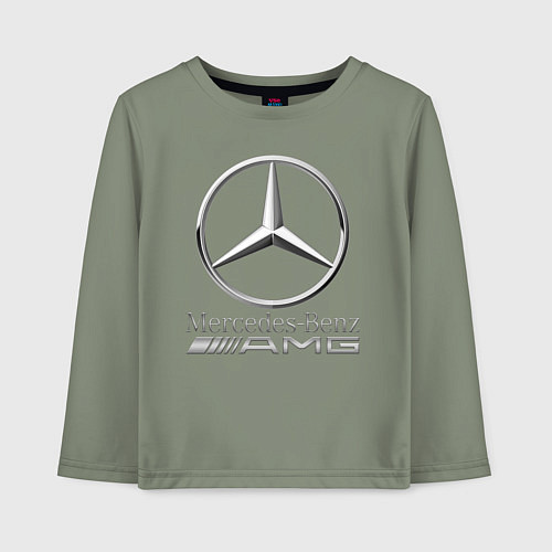 Детский лонгслив MERCEDES-BENZ AMG / Авокадо – фото 1