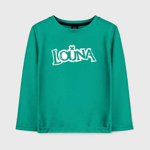 Детский лонгслив Louna / Зеленый – фото 1
