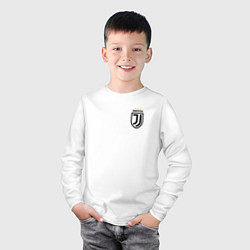 Лонгслив хлопковый детский JUVENTUS, цвет: белый — фото 2