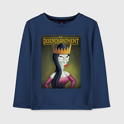 Лонгслив хлопковый детский Disenchantment, цвет: тёмно-синий