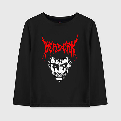 Детский лонгслив BERSERK / Черный – фото 1