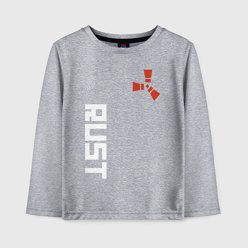 Детский лонгслив RUST / Меланж – фото 1