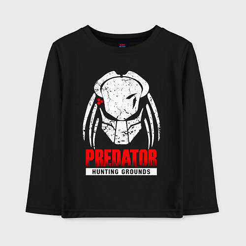 Детский лонгслив PREDATOR: HUNTING GROUNDS / Черный – фото 1