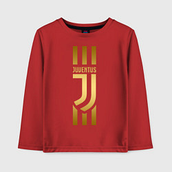 Лонгслив хлопковый детский JUVENTUS, цвет: красный