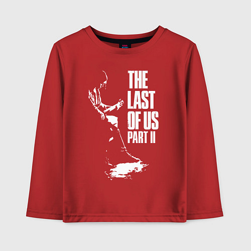 Детский лонгслив Элли с гитарой / Красный – фото 1