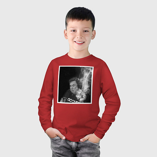 Детский лонгслив MASK / Красный – фото 3