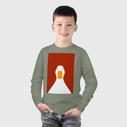 Детский лонгслив Утка / Авокадо – фото 3