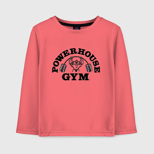 Детский лонгслив GYM / Коралловый – фото 1