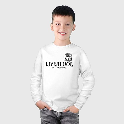 Детский лонгслив Liverpool FC / Белый – фото 3
