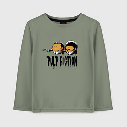 Лонгслив хлопковый детский Pulp fiction, цвет: авокадо