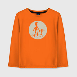 Лонгслив хлопковый детский Вуди и Форки, цвет: оранжевый
