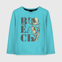 Лонгслив хлопковый детский Kenpachi Zaraki, цвет: бирюзовый