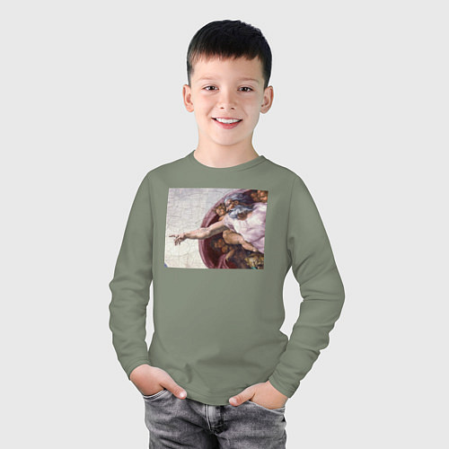 Детский лонгслив Искусство / Авокадо – фото 3