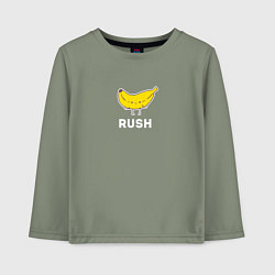 Лонгслив хлопковый детский RUSH BANANA, цвет: авокадо