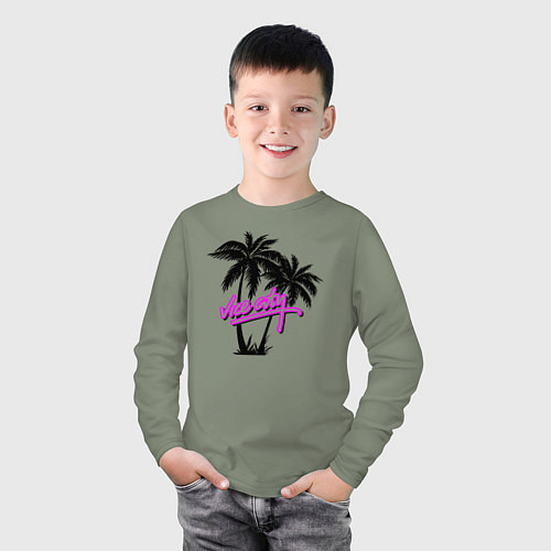 Детский лонгслив GTA Vice City / Авокадо – фото 3