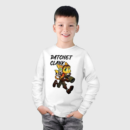 Детский лонгслив Ratchet & Clank / Белый – фото 3