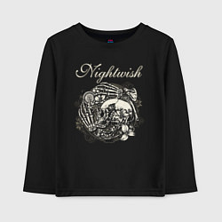 Лонгслив хлопковый детский NIGHTWISH, цвет: черный