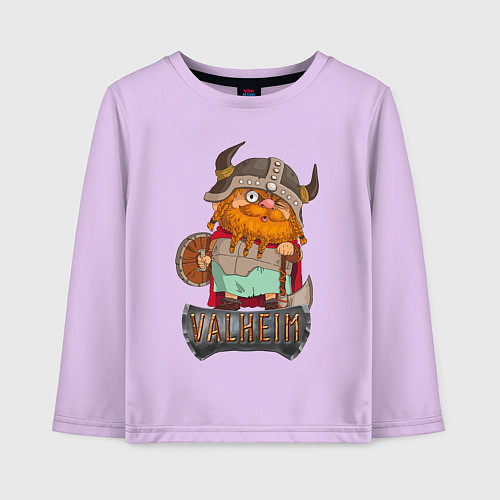 Детский лонгслив Valheim / Лаванда – фото 1