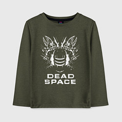 Лонгслив хлопковый детский DEAD SPACE МЁРТВЫЙ КОСМОС, цвет: меланж-хаки
