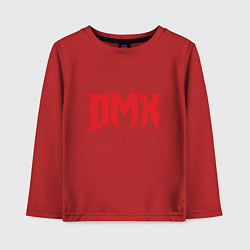 Лонгслив хлопковый детский DMX Power, цвет: красный