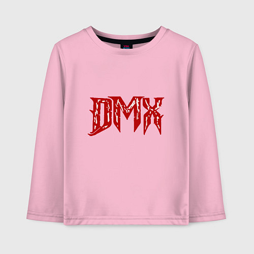 Детский лонгслив DMX - Red & White / Светло-розовый – фото 1