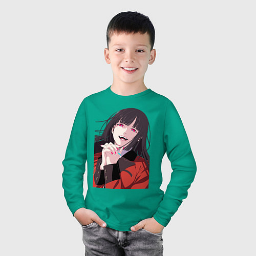 Детский лонгслив Kakegurui Yumeko / Зеленый – фото 3