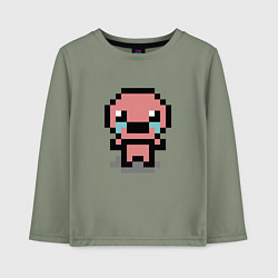 Лонгслив хлопковый детский Pixel isaac, цвет: авокадо