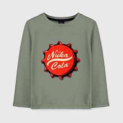 Лонгслив хлопковый детский Nuka Cola Fallout, цвет: авокадо