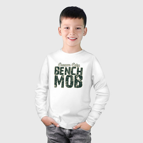 Детский лонгслив Milwaukee Bench Mob / Белый – фото 3