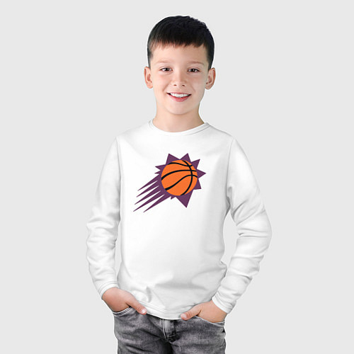 Детский лонгслив Suns Basket / Белый – фото 3