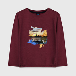 Детский лонгслив Travel Санк-Петербург