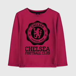 Лонгслив хлопковый детский Chelsea FC: Emblem, цвет: маджента