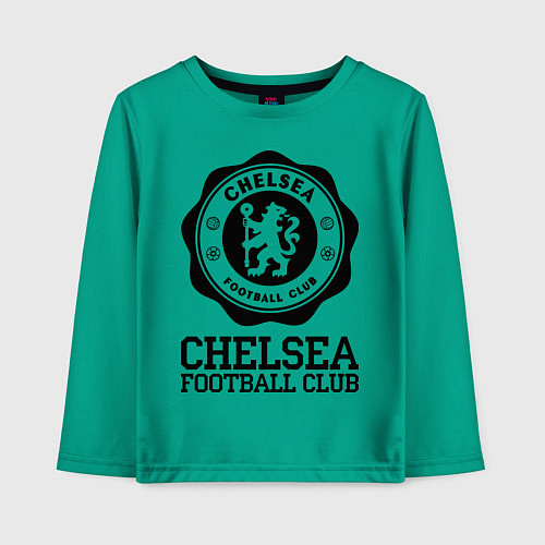 Детский лонгслив Chelsea FC: Emblem / Зеленый – фото 1