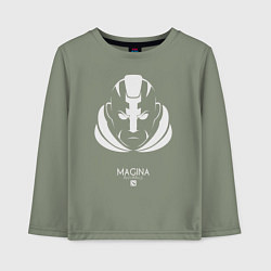 Лонгслив хлопковый детский Anti-Mage из Доты 2 Magina, цвет: авокадо