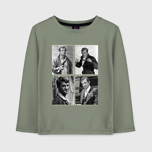 Детский лонгслив Бельмондо навсегда / Авокадо – фото 1